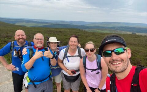 R.E.A.L. staff ready to scale the Yorkshire Three Peaks for charity